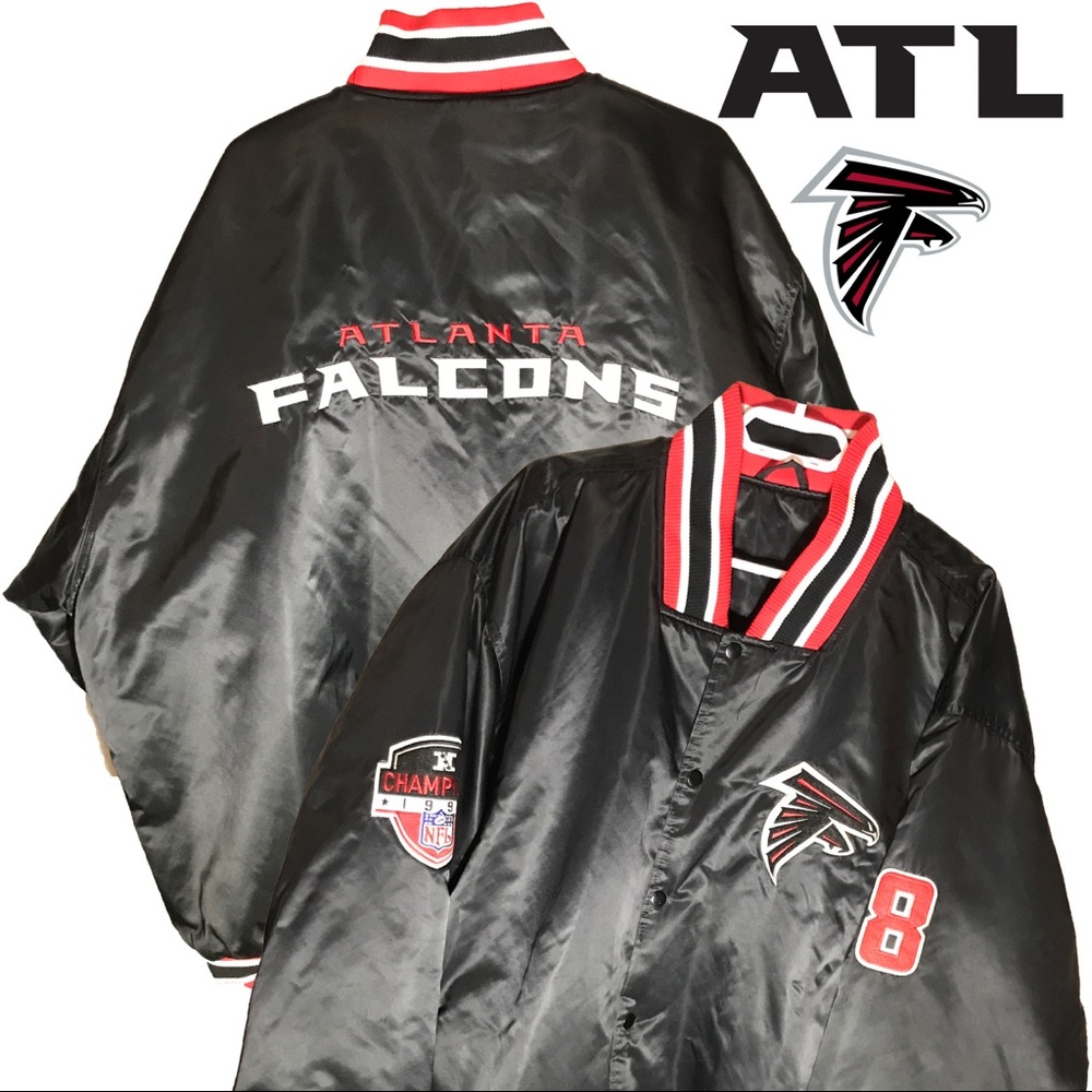 Atlanta Falcons 1998 NFL Champion Satin Bomber Jacket
